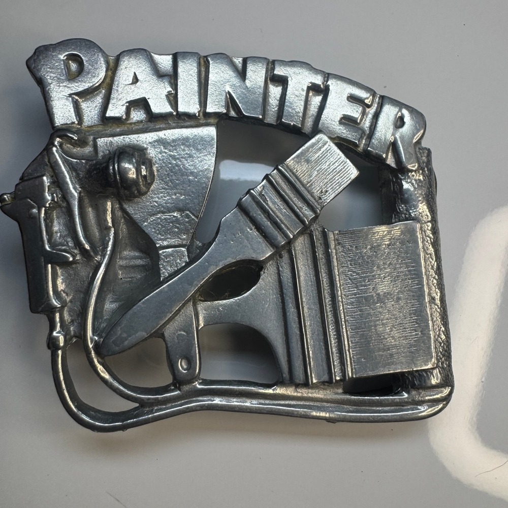 Metal Painter Belt Buckle Airbrush‎ Paint Brush Tool Reissue